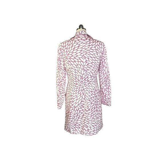 Yves Cossette Depeche Mode Vintage 1990s Floral Leaf Mid Length Jacket | Size 8 - Picture 4 of 7